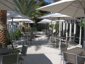 Outside seating